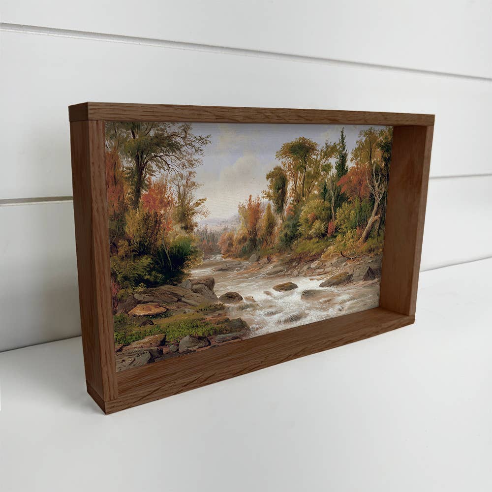 East Canada Landscape - Nature Landscape Canvas Art - Framed