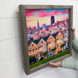 Painted Ladies' San Francisco Small California Souvenir Sign