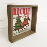 Western Rockin Around the Christmas Tree - Western Canvas