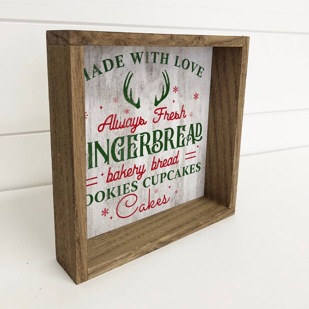 Made With Love North Pole Bakery - Christmas Canvas Art