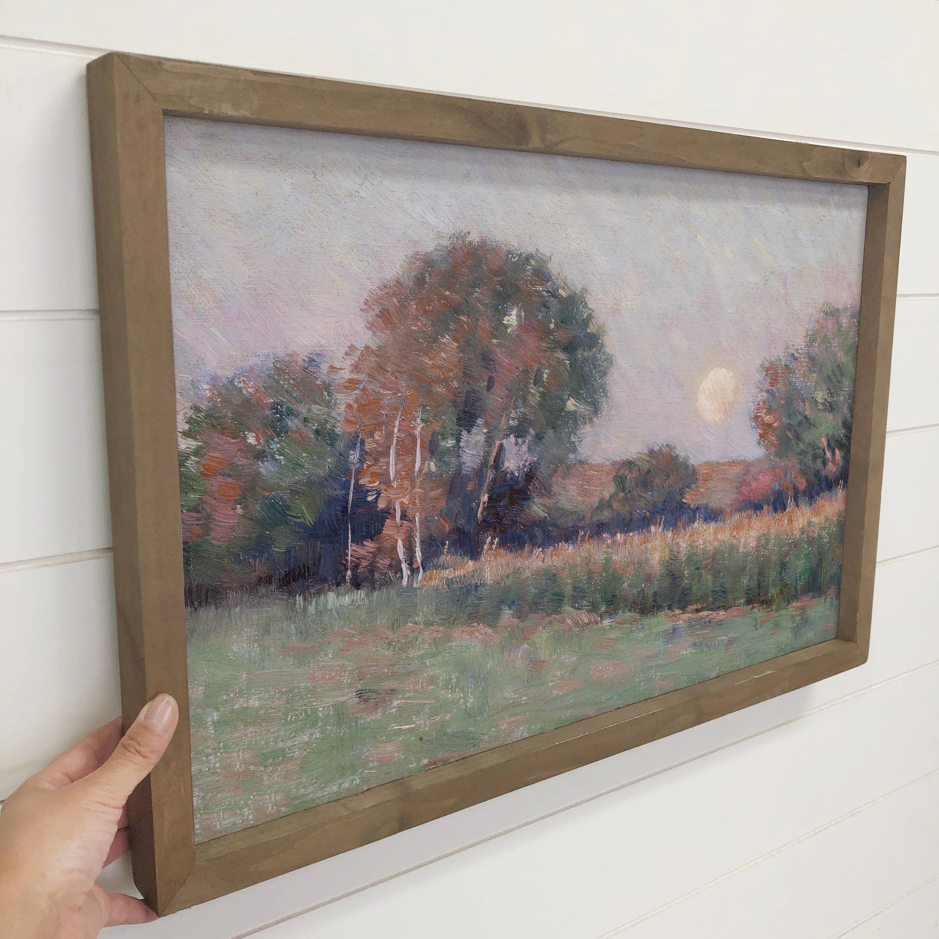 Summer Landscape - Landscape Canvas Art - Wood Framed Art