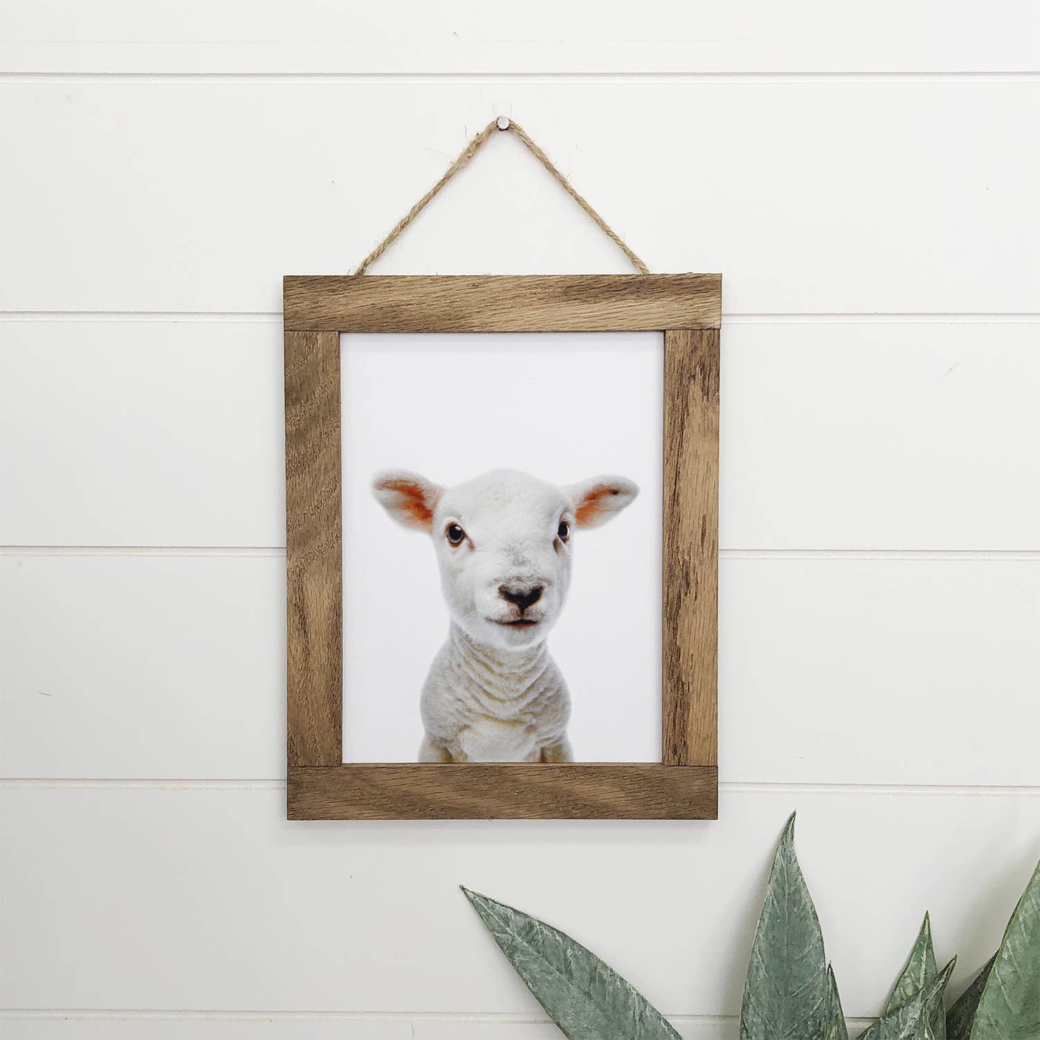 Baby Sheep Wood Farmhouse Sign Cute Animal Wall Art
