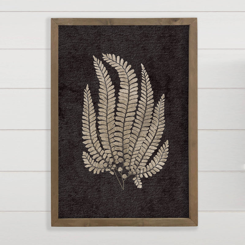 Fern Leaf VI - Framed Nature Wall Art - Ranch House Wall Art