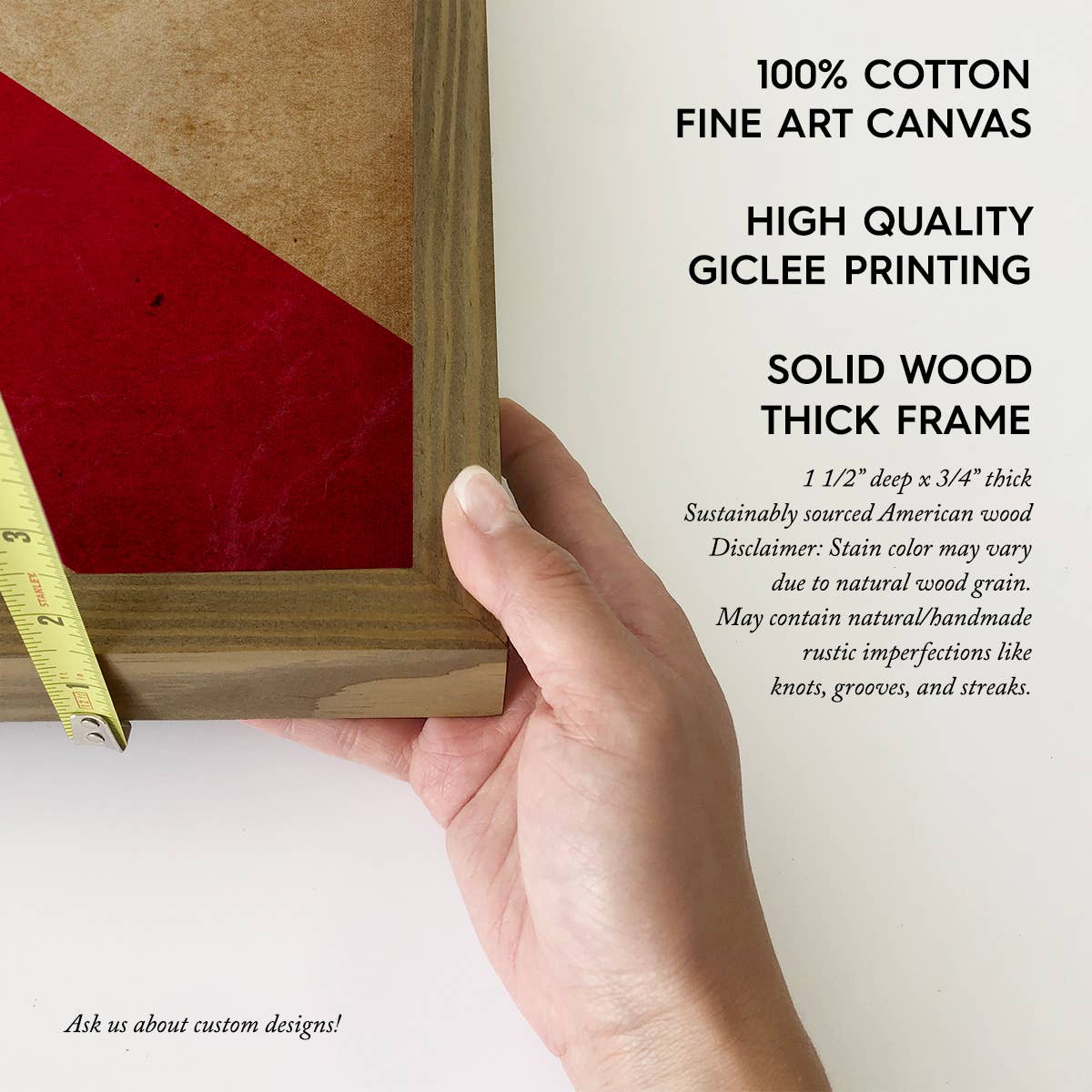 Florida Vintage Flag - Any State Framed Canvas Art Wood Sign