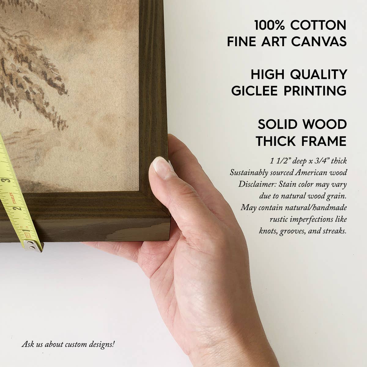 Fishing Under a Tree - Fishing Canvas Art - Wood Framed Art