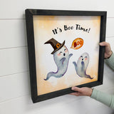 It's Boo Time - Cute Ghost Art - Cute Halloween Wall Art
