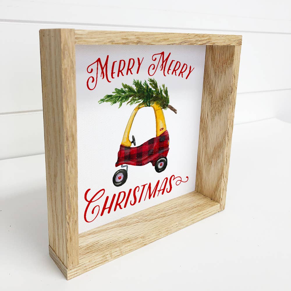 Baby Cooper Kids Christmas Tree Car Sign Room Decor