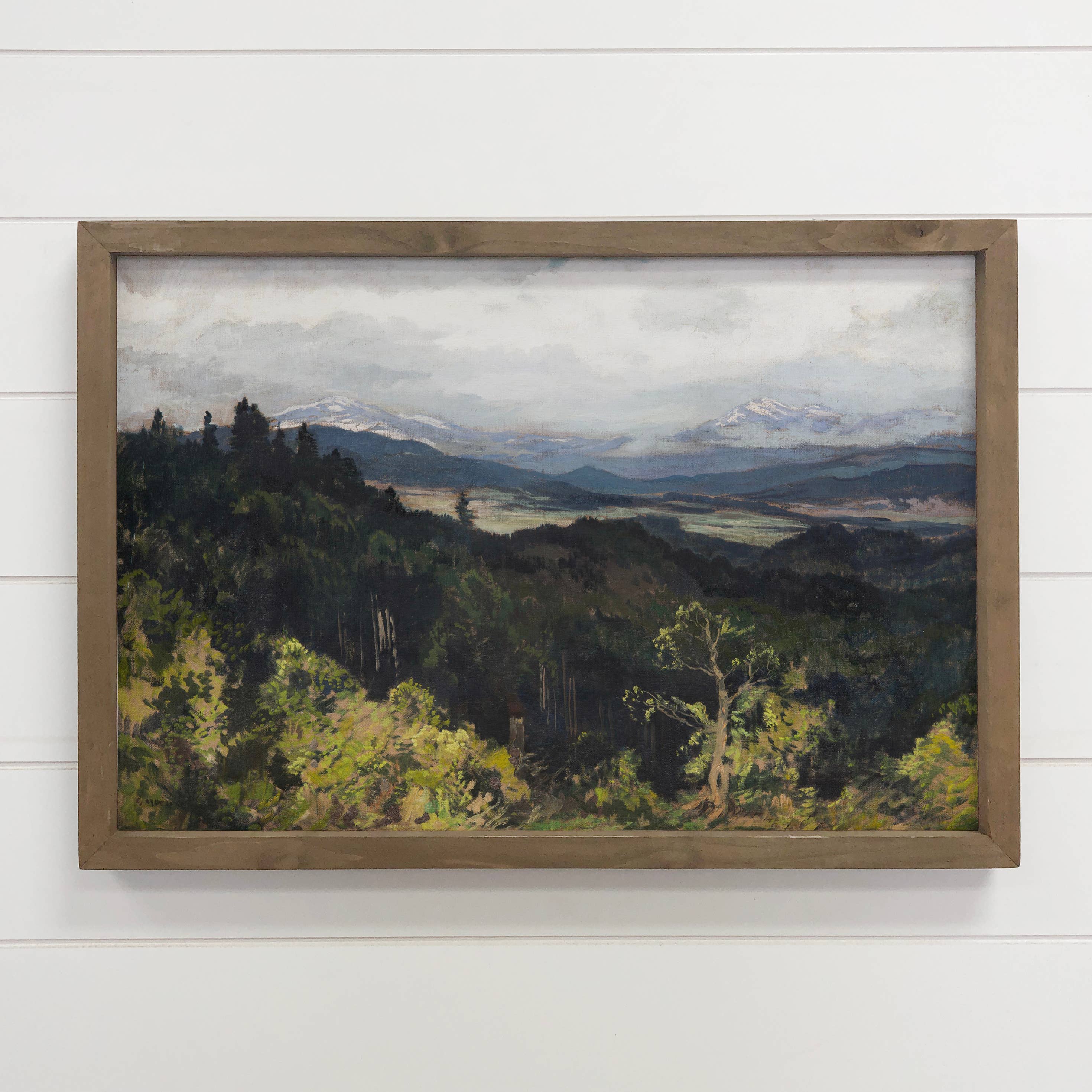 Mountainous Landscape - Nature Landscape Canvas Art