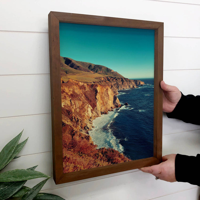 Big Sur Coast - Framed Nature Photograph - Beach House Art