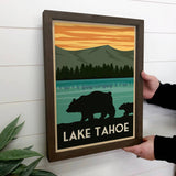 Lake Tahoe Graphic Poster - Custom Graphic Sign - Graphic