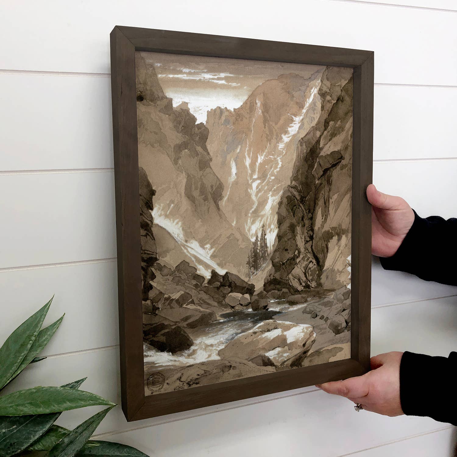 Toltec Gorge Colorado - Framed Nature Wall Art - Cabin Decor