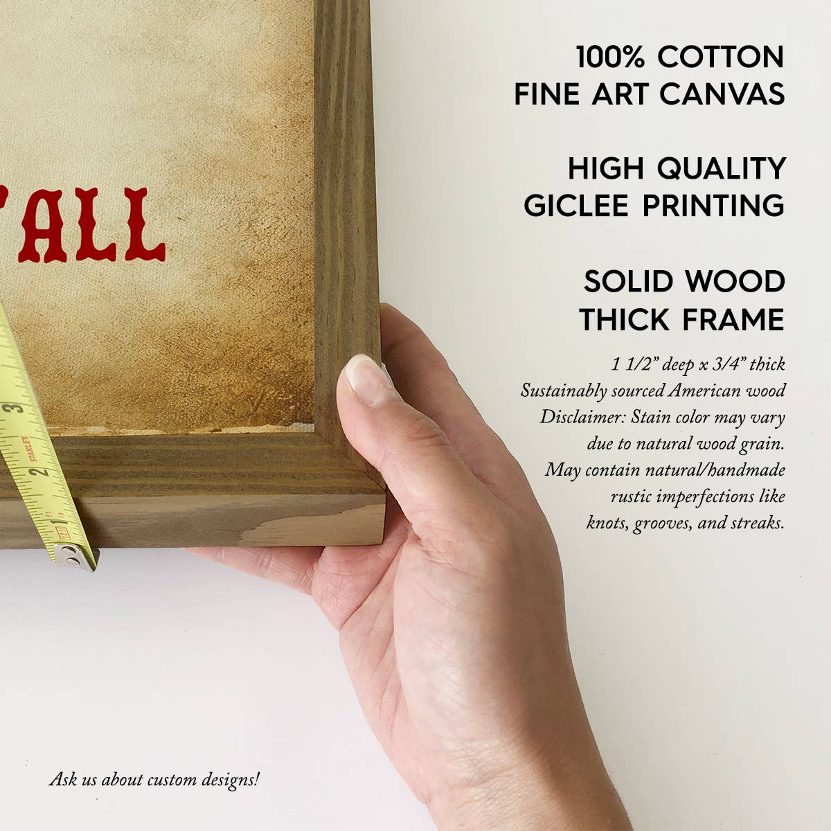 Merry Christmas Ya'll Santa Cowboy - Christmas Canvas Art