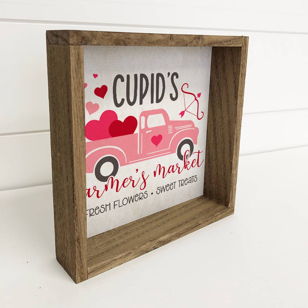 Cupid Truck Sign - Valentine's Day Home Decor