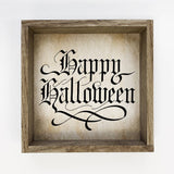 Happy Halloween Calligraphy - Fancy Halloween Word Art