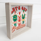 Let Get Crackin' Nutcrackers - Funny Holiday Canvas Artwork