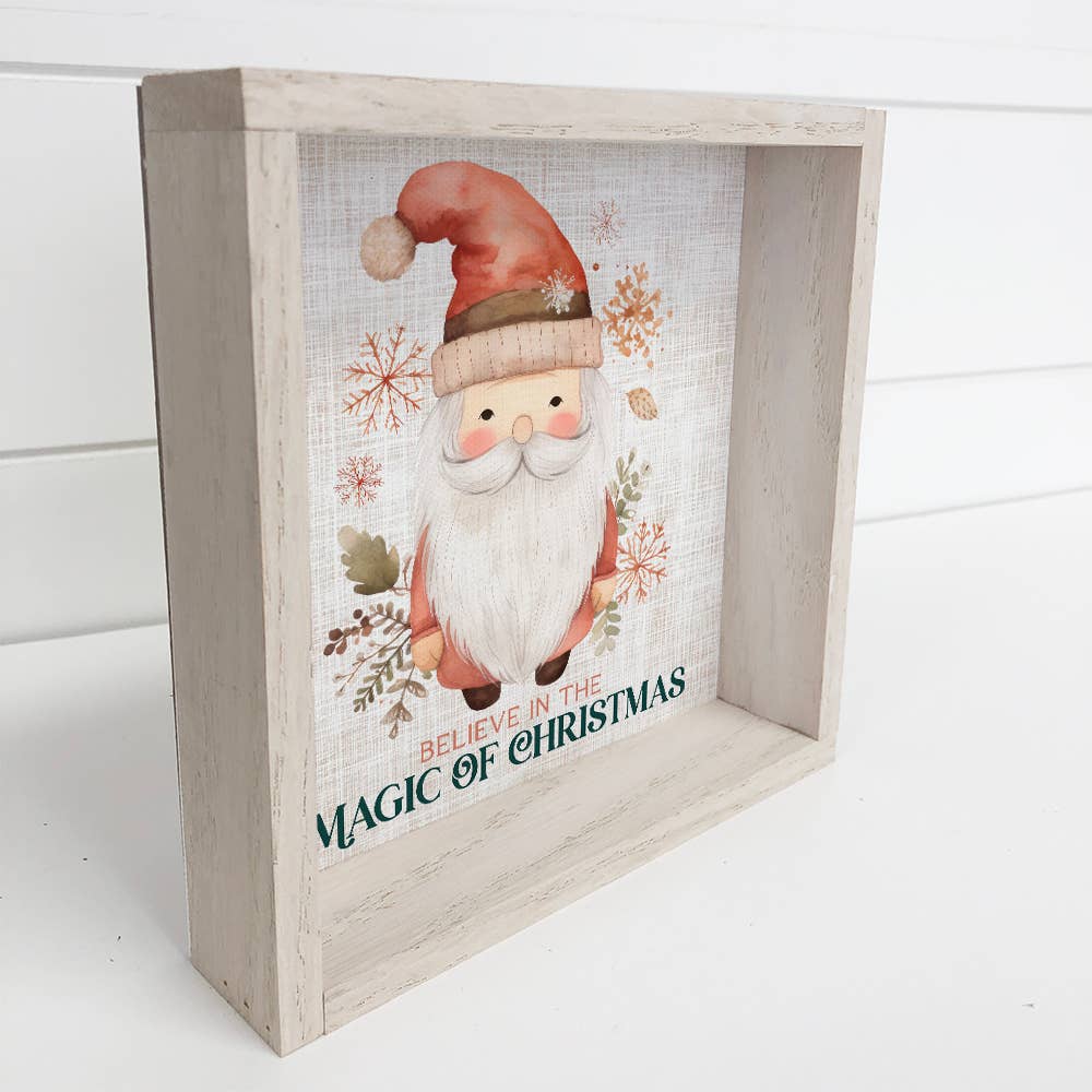 Set of 6 Cute Pastel Christmas Wood Decor Sign Collection