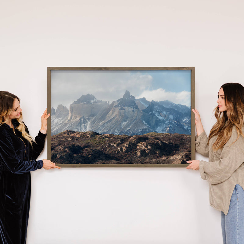 Patagonia Chile - Framed Nature Photograph - Cabin Wall Art