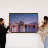 Louisville Kentucky Skyline - Framed Unique & Custom Decor