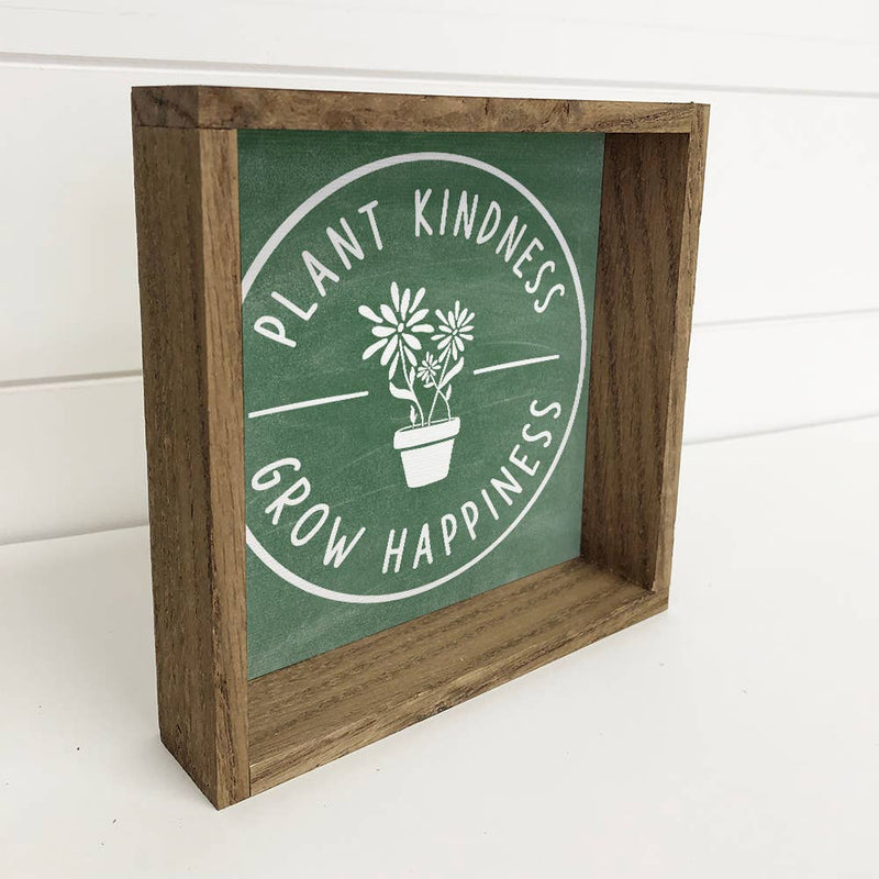 Plant Kindness - Simple Word Art - Kindness Wall Art