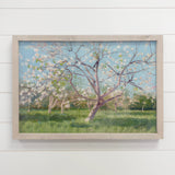 Apple Blossom Tree - Framed Nature Decor -Farmhouse Wall Art