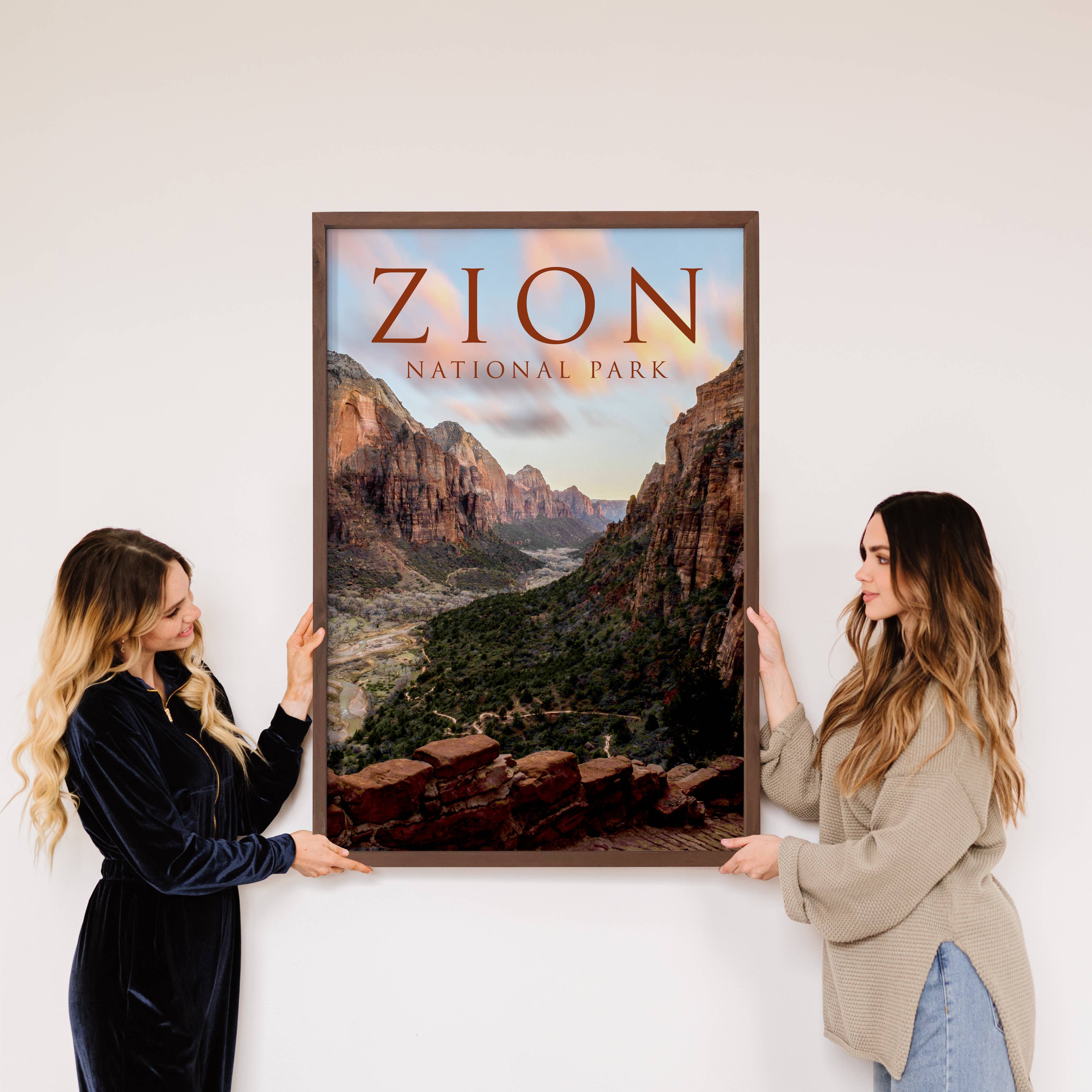 Zion National Park - Framed Custom Nature Wall Art