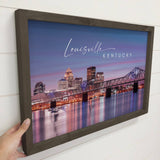 Louisville Kentucky Skyline - Framed Unique & Custom Decor