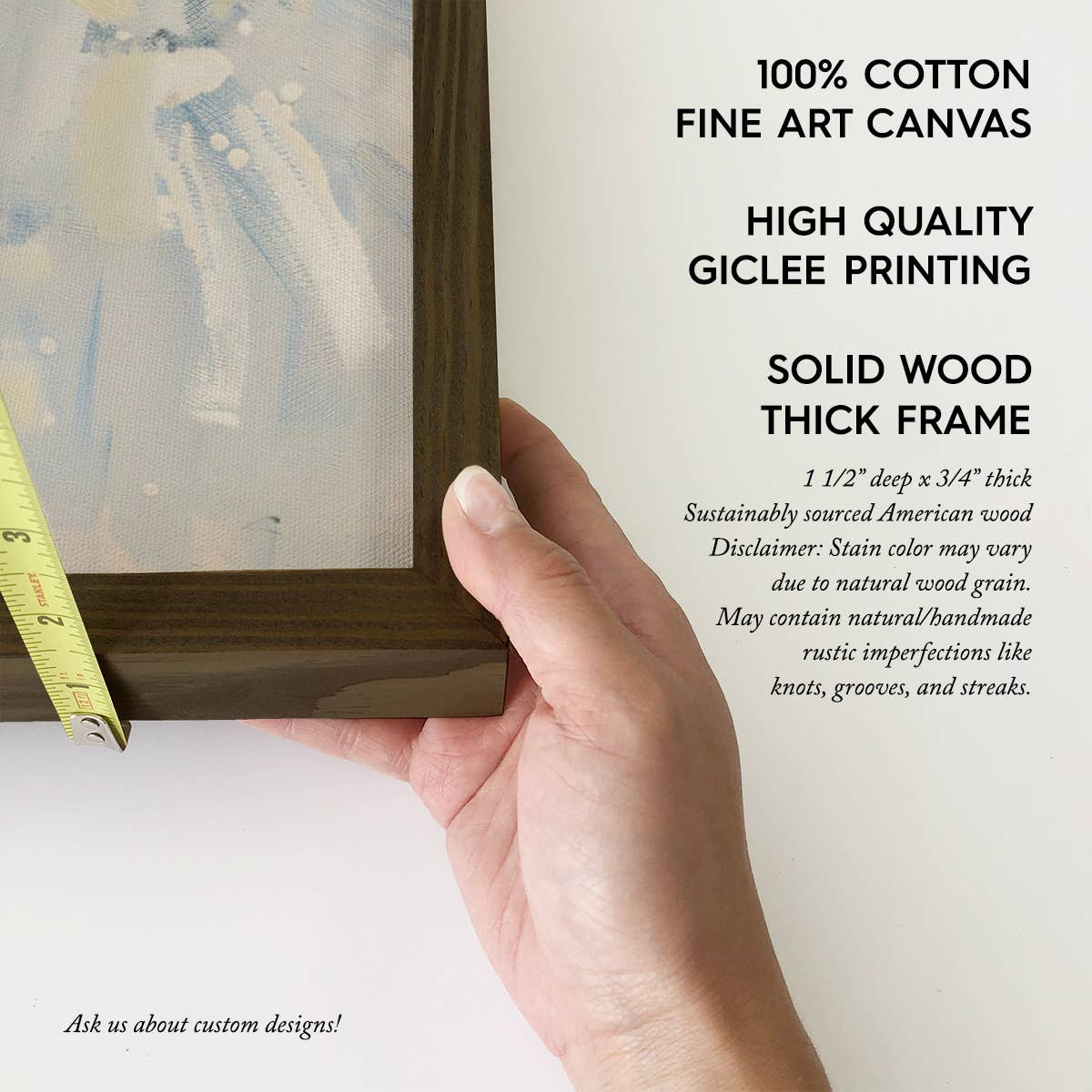 Two Racoons in Snow - Winter Animal Canvas Art - Cabin Decor