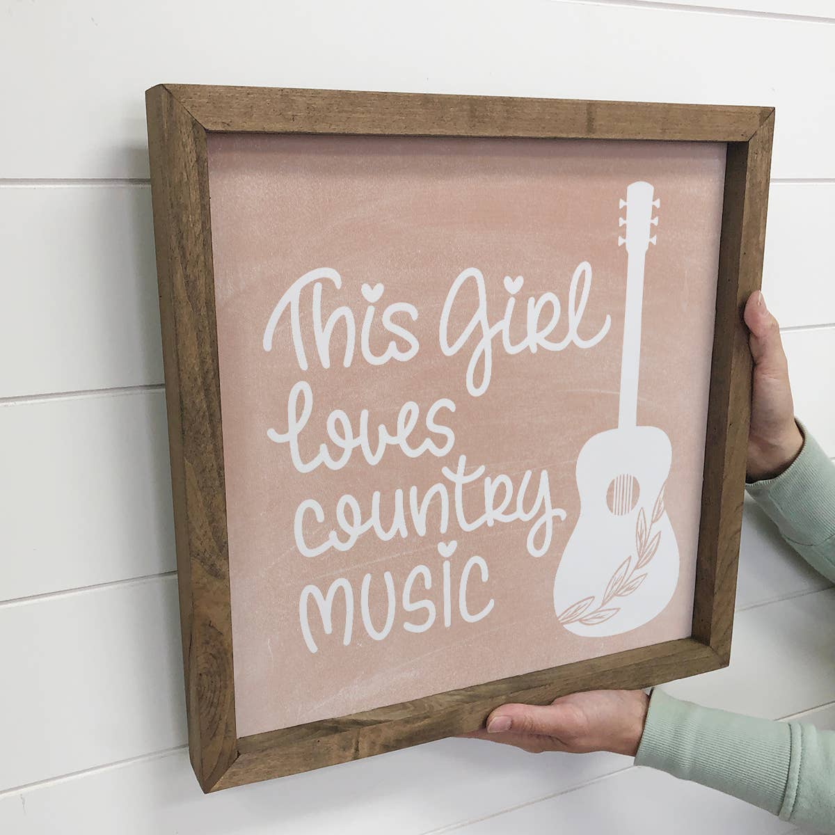 Country Music Sign - This Girl Loves Country Music- Small