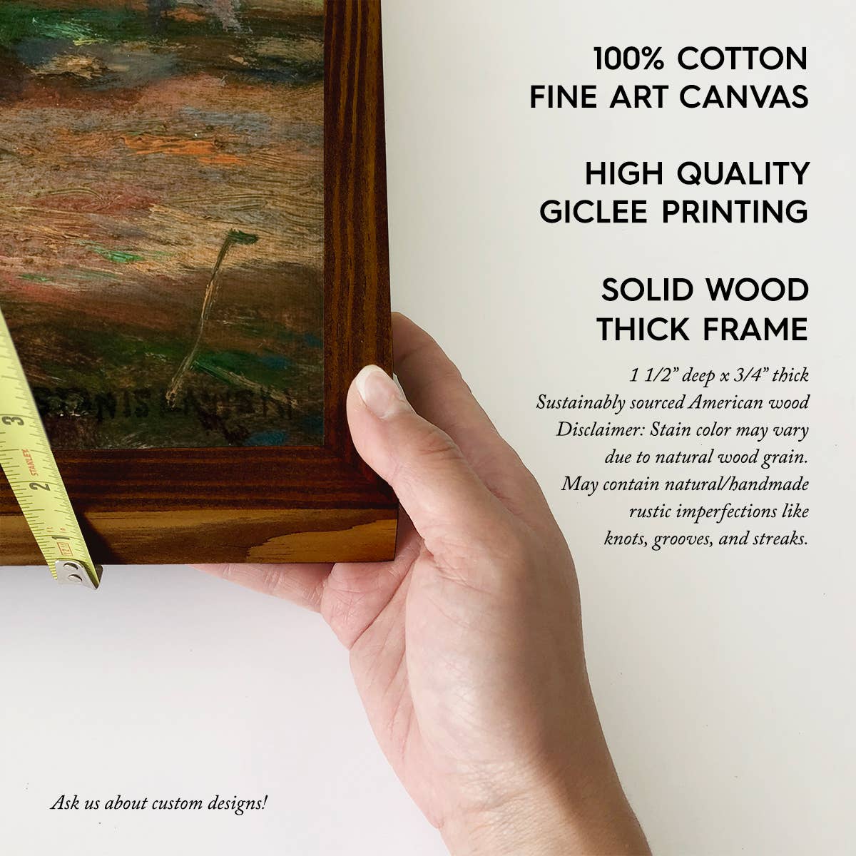 Abstract Orchard Harvest - Nature Canvas Art - Wood Framed