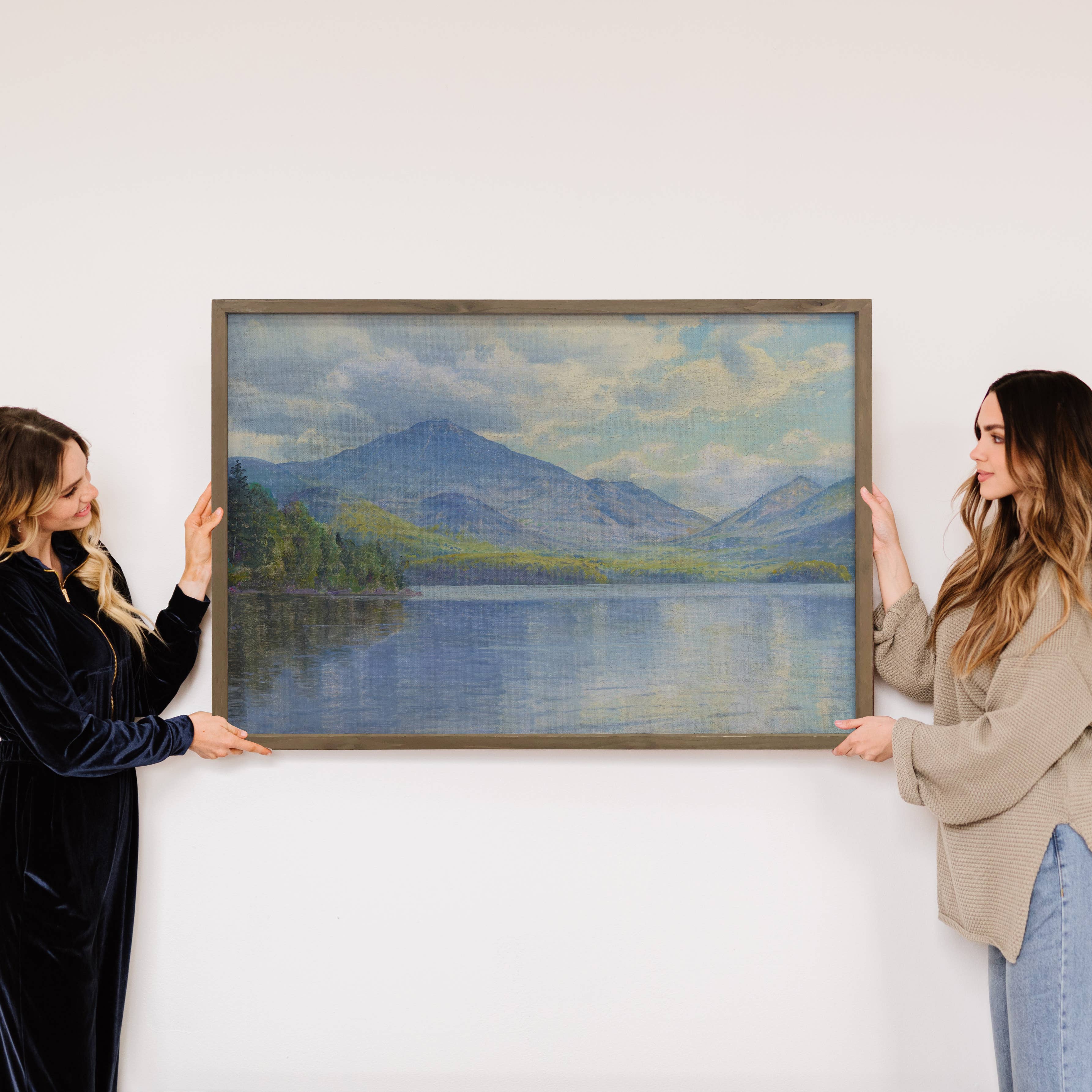 Lake Placid - Lake House Canvas Art - Wood Framed Art