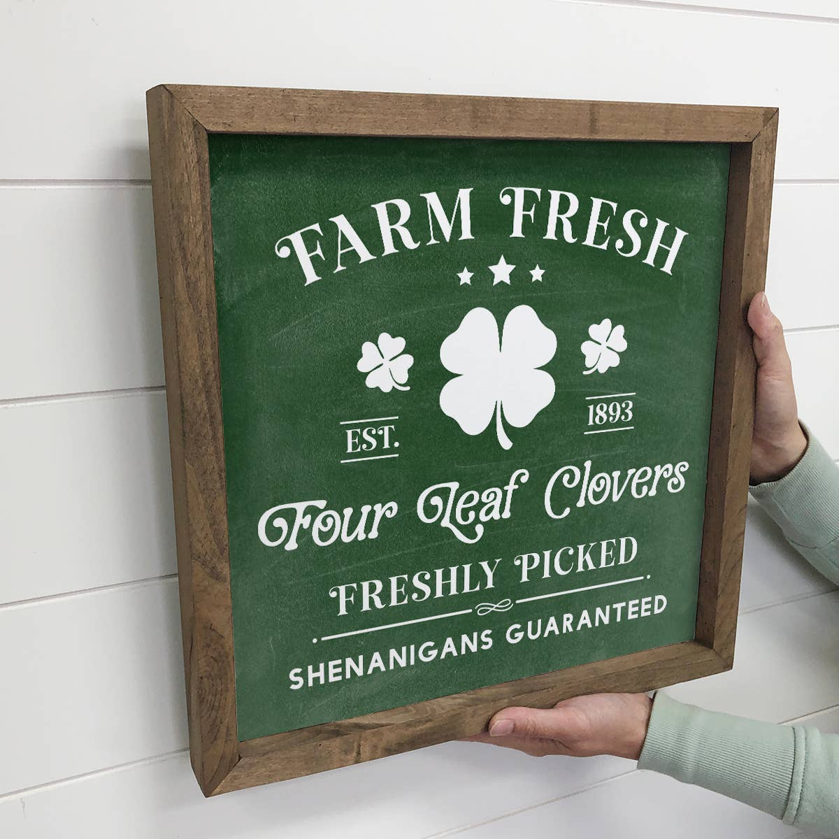 Farm Fresh Four Leaf Clovers Wall Art - St. Patrick's Decor