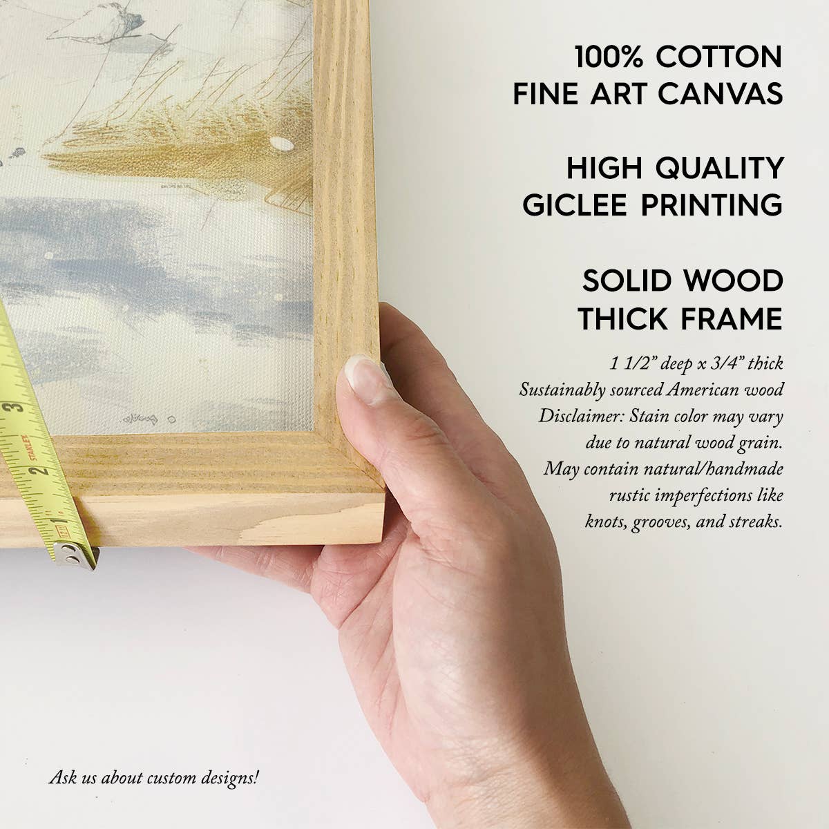 Polar Bear Mama Baby River Bank - Mountain Lodge Wall Art