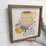Folksy Have A Cup of Positivitea - Folksy Cup Canvas Art