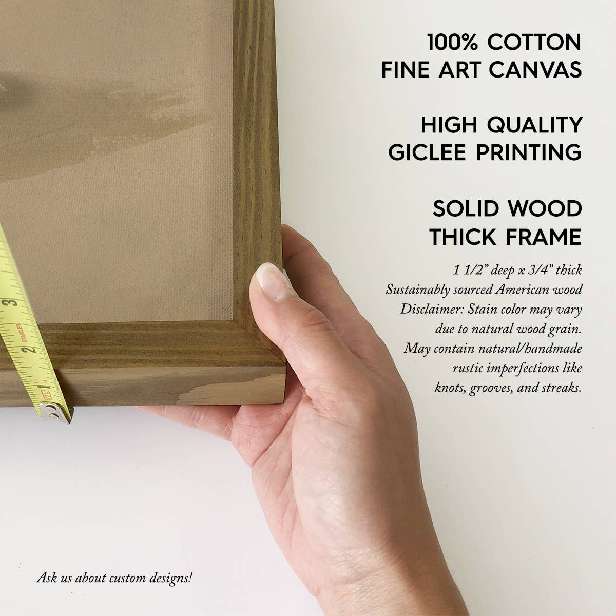 Ox Study Painting - Farm Animal Canvas Art - Wood Framed