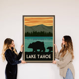 Lake Tahoe Graphic Poster - Custom Graphic Sign - Graphic