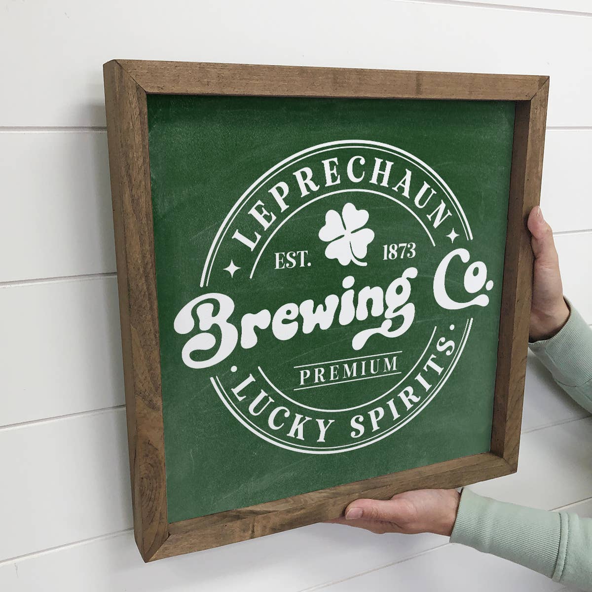 Leprechaun Brewing Company - St. Patrick's Day Canvas Art