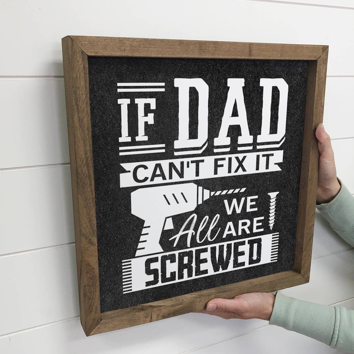 Fathers Day If Dad Can't Fix it - Fathers Day Word Artwork