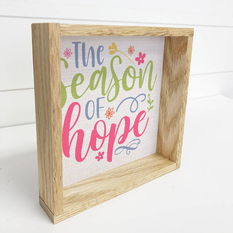 The Season of Hope - Spring Time Canvas Art - Wood Framed