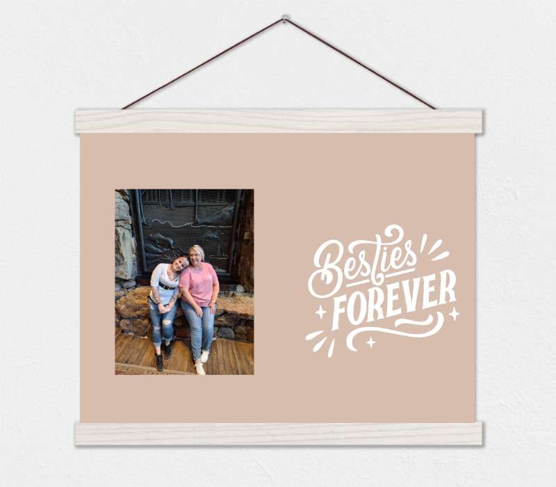 Besties Forever - Custom Canvas Photo Gift