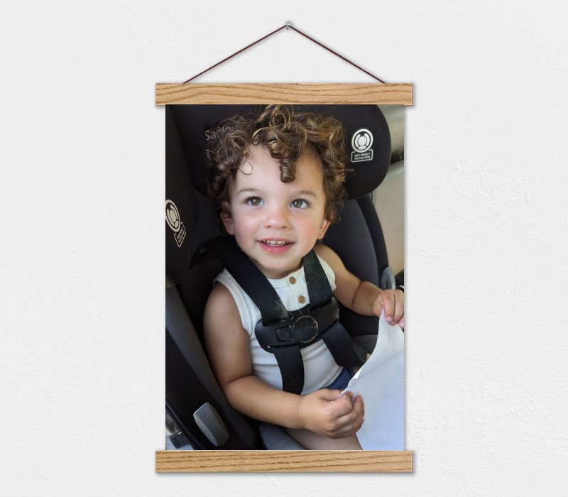 Gift Idea for Dad - Print His Favorite Photo on This Unique Hanging Canvas