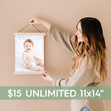 11x14" Hanging Canvas Deal