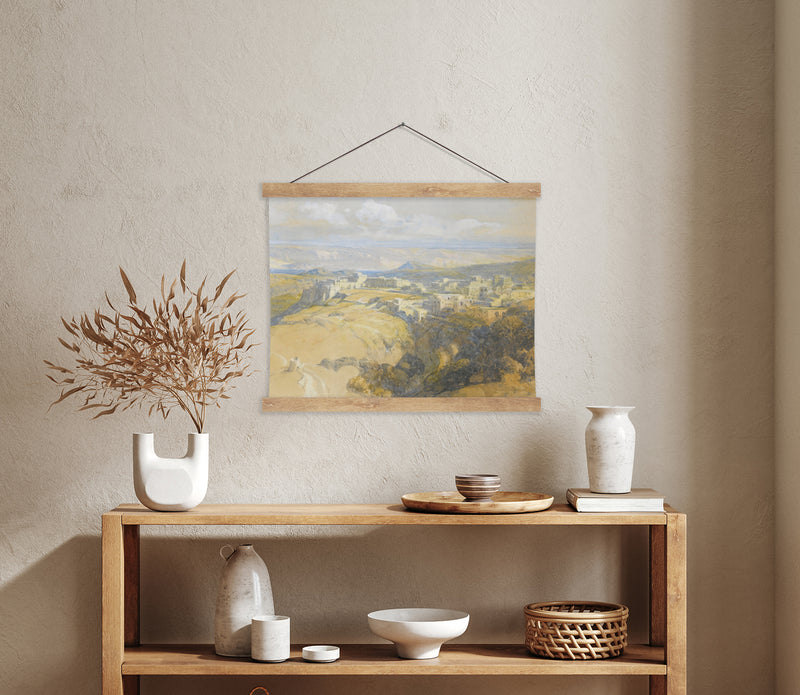 Bethlehem City Canvas & Wood Sign Wall Art