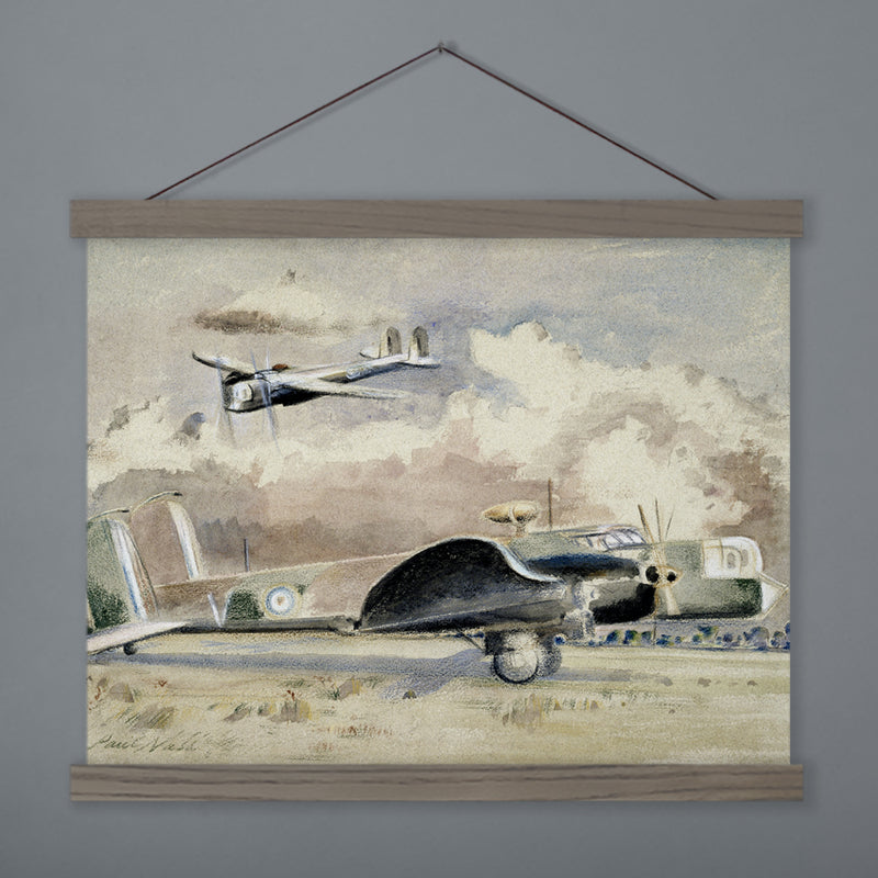 Bombers Sunning Vintage Airplanes - Paul Nash Wall Art Print