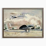 Bombers Sunning Vintage Airplanes - Paul Nash Wall Art Print