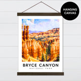 Bryce Canyon National Park Watercolor - Canvas & Wood Sign Wall Art
