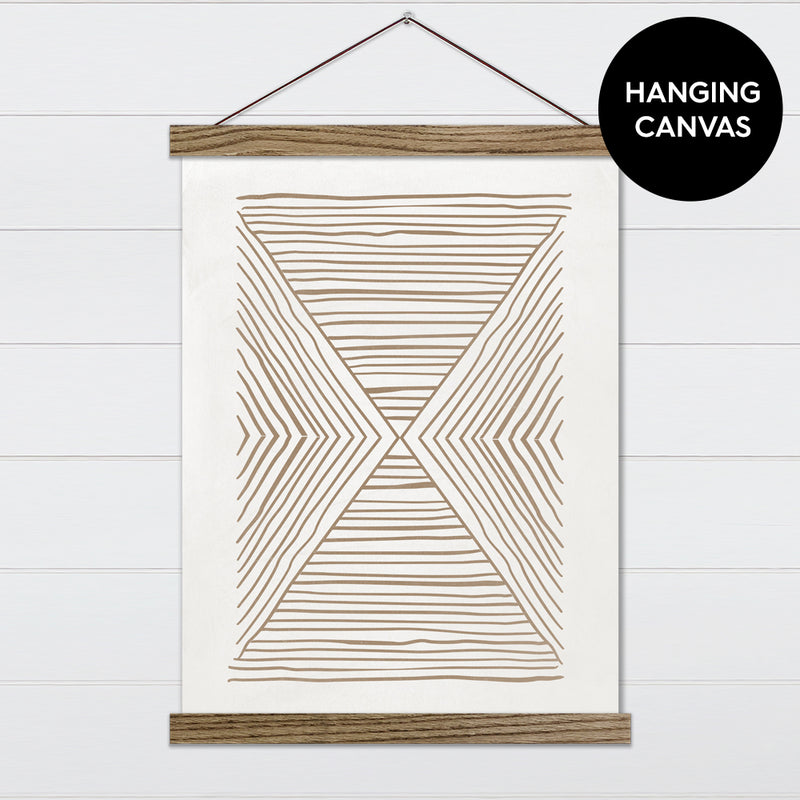 Central Line Art Canvas & Wood Sign Wall Art