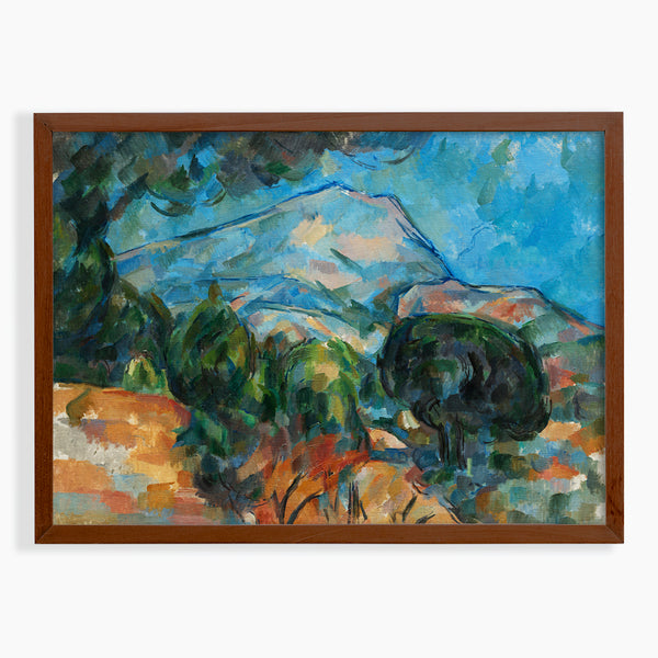 Cezanne Mount Sainte-Victoire - Art Poster Impressionist Vintage Painting