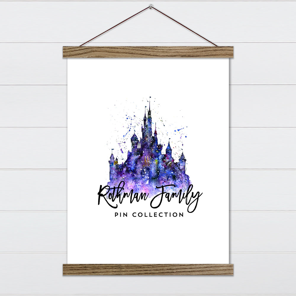 Dark Magic Castle - Pin Collection Hanging Banner