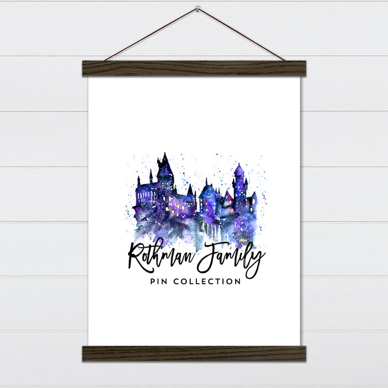 Dark Wizard Castle - Pin Collection Hanging Banner