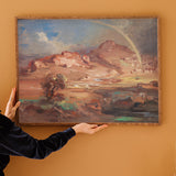Desert Hillside Vintage Painting Giclee Fine Art Print Poster or Canvas